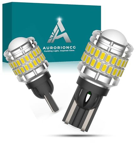 AURORIONCG 2 Stück 921 Glühbirnen 12V Weiß Rückfahrscheinwerfer Glühbirne 1200LM 6500K
