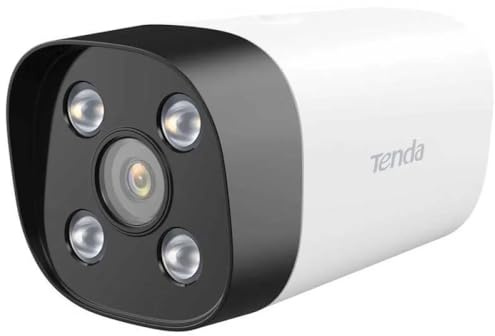 Tenda IT7-PCS 4 MP Outdoor PoE Security Camera - Full-Color Night Vision, H.265 Video, ONVIF & RTSP, Human & Motion Detection,