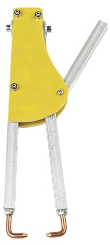 Gettimore Pinze per saldatura a punti, 123 mm, portatile, per riparazioni di lamiere fai da te, con pressione regolabile, compatibile con saldatrici a punti