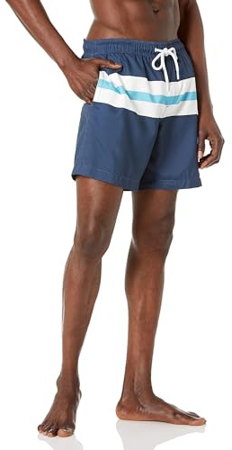 Amazon Essentials Short de Bain à Séchage Rapide Entrejambe 18 cm - Couleurs abandonnées Homme
