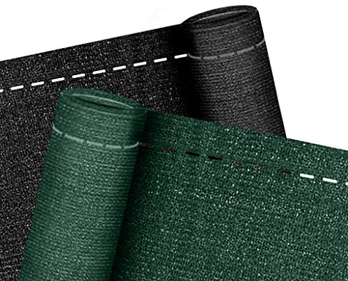 NAIZY Zaunblende Sichtschutz Windschutz 150 g/m² HDPE mit UV-stabilisiert und Wetterfest für Zaun & Balkongeländer Balkon Geländer Terrasse Beschattungsnetz (Anthrazit, 1m x 10m)
