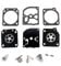 AISEN Carburettor Diaphragm Repair Kit for Dolmar PS 34 35 36 41 45 HP 340 343 Stihl MS 190T C1Q-DM15 ZAMA RB-38