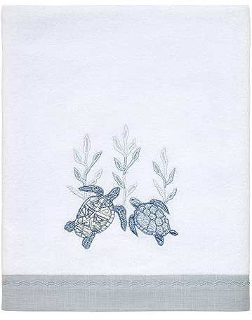 Avanti Linens Caicos Bath Towel, Optic White