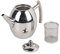 Fdit Bouilloire + Filtre, Bouilloire de Pot de café de théière d'acier Inoxydable avec la Grande capacité de Filtre(1000ml)