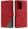 SONWO Hülle für Samsung Galaxy Note 20 Ultra, Premium Leder PU Handyhülle Flip Case Wallet Silikon Bumper Schutzhülle Klapphülle für Galaxy Note 20 Ultra, Rot