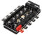 PC Chassis Fan Hub, CPU Cooling Fan Hub, 10 Channel 4 Pin PWM Set Line Board, CPU Cooler Power Splitter Socket with PWM Connection Cable,Suitable for PC Desktop Computer Motherboard