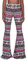 Nuofengkudu Damen Schlaghose Hochbund Push up Stretch Bequeme Lange Schlag Hosen Weite Leggins Tights Freizeit Einfarbig Haushose Yogahose Classic Flared Pants Pyjamahose(Mode Rot,S)