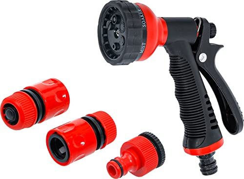 BGS Diy 70905 - Doccetta multifunzione da giardino, con 6 funzioni, 5 pezzi