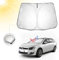 BIBIBO Parasol para Coche Parabrisas Compatible con VW Golf Mk7 7.5 / Seat Leon MK3 / Seat Leon Cupra 5F 2013-2019, Parasol para Coche para Parabrisas Delantero, Plegable, con protección UV
