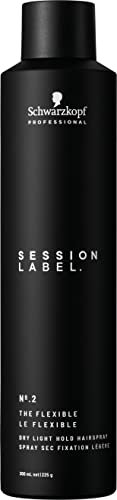 SCHWARZKOPF Session Label Nr. 2 The Flexible Dry Light Hold Hairspray 300ml