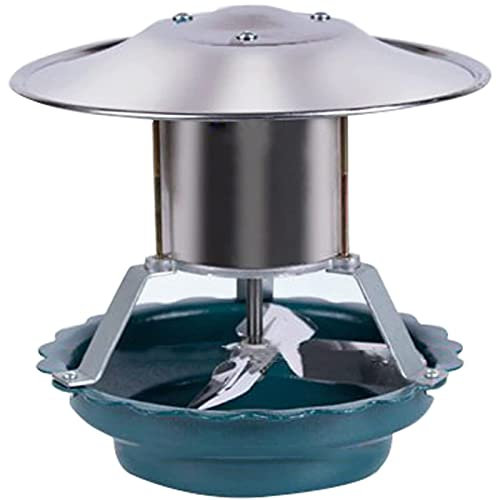 UZIAH Aspiratore di Fumo 120W Aspiratore di Fumo Aspiratore per Camino Aspiratore di Canna Fumaria, Induttore di Tiraggio del Camino Aspiratore per Camino per Estrattore d'Aria per Barbecue,14~21cm