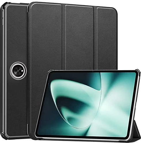 Mangas de la bolsa de la caja de la PC de la table Estuche Compatible with OnePlus Pad 11.6 pulgadas 2023 Tri-Fold Smart Tablet Case, Hard PC Back Shell Slim Case Multi- Viewing Angles Stand Hard Shel