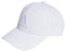 adidas Unisex Big Tonal Logo Baseball Cap, White, L