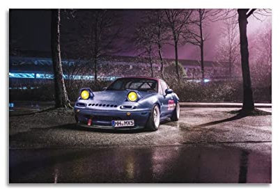 JUNNA JDM Sportauto-Poster für Mazda MX-5 Miata Rennauto, dekoratives Gemälde, Leinwand, Wand- und Kunstbild, Familienschlafzimmer, Dekoration, 40 x 60 cm
