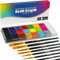Kit de peinture professionnelle pour le visage – Blue Squid PRO 20 x 10 g, palette de couleurs classique avec pinceaux, fournitures professionnelles de peinture pour le visage et le corps SFX