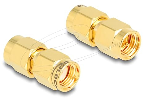 DeLOCK Adapter RP-SMA Stecker zu SMA Stecker C6801