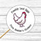 Fresh Egg Stickers, Egg Carton Labels, Custom text labels, personalised stickers, circle, circular, packaging stickers, Chicken stickers