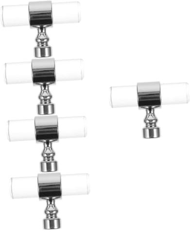 OSALADI 5 Stück Moderne Schubladenknöpfe Dekorative Möbelknöpfe Acryl-schrankgriffe Für Zuhause Und Büro Poliert Bequem