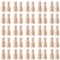 LLMtn 50 Figuras de Madera para Pintar y Hacer Manualidades - Conos para Tartas, Muñecas y Familia - para Navidad y Bodas