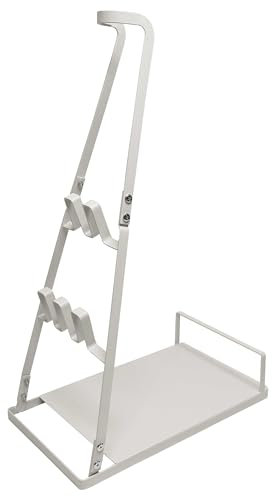 vhbw Staubsaugerhalter Ständer kompatibel mit Miele Triflex HX1, Triflex HX2 Akku-Staubsauger, Handstaubsauger Weiß