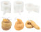 Xidmold 3 Stück Poop Silikonformen Kerzenform, 3D Scheiße Hundehaufen Kackhaufen Silikonform für Fondant, Schokolade, Sojawachs Kerzen, Seife, Epoxidharz, Handwerk (B)