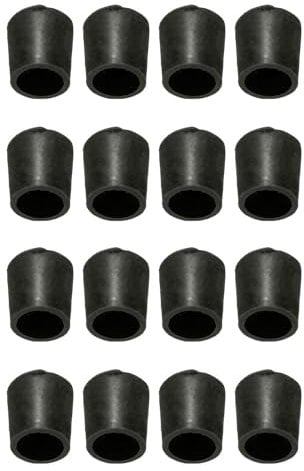 KTHZI 16PCS Furniture Feet Caps Rubber Ferrule Stoppers Rubber Feet Ideal Tables Chairs Black Chair Leg Protectors Pads Silicone for Hardwood Floor Tile