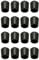 KTHZI 16PCS Furniture Feet Caps Rubber Ferrule Stoppers Rubber Feet Ideal Tables Chairs Black Chair Leg Protectors Pads Silicone for Hardwood Floor Tile