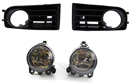 Luz de Niebla Para Golf V Mk5 2005-2009 Parachoques Delantero Inferior L Rejilla + Par De Luces Antiniebla