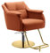 BJSHAOHUA Friseurstuhl,Friseursessel Höhenverstellbar Für Herren Damen, Friseureinrichtung Bedienungsstuhl Vintage Retro, Kunstleder,B