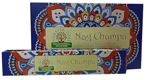 Namaste India Räucherstäbchen Agarbatti 12er Pack - 240 Sticks insgesamt - Aromatische Entspannung, Meditations- und Yoga-Duft, Handgefertigt aus Indien (Nag Champa)