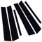 ZEPHYX 6 pièces, for BMW série 3 E46 berline 4 Portes berline 1998-2004 2005, poteaux de Pilier de fenêtre de Porte Garniture de Moulage Autocollants de Couverture Accessoires Montants de Porte et de