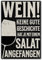 LANOLU Kühlschrankmagnete lustig- Wein, Salat, Geschichte - lustige Magnete mit Sprüchen und witzigen Motiven 8x5,5cm