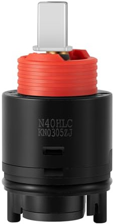 N40HLC, cartuccia di ricambio per doccia RK7300-CART-3P e HL-40, cartuccia per rubinetto da 40 mm, compatibile con valvola a maniglia singola per vasca e doccia Temp-Gard III Series