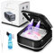 YUFFQOPC Ultrasonic Cleaning Device for Dentures, 42000 Hz UV Cleaner, 2000 ml Cleaning Device, Glasses, 2 Modes for Dentures, Aligners, Retainers, Mouth Guards, Jewellery