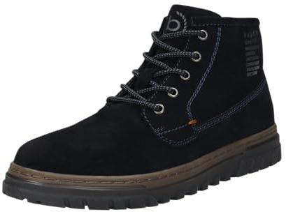 bugatti Herren Schlupfstiefel, Männer Stiefel Kaltfutter,Flacher Absatz,kaltgefüttert,Boots,Winterstiefel,Winterschuhe,Dark Blue (4100),43 EU/EU UK
