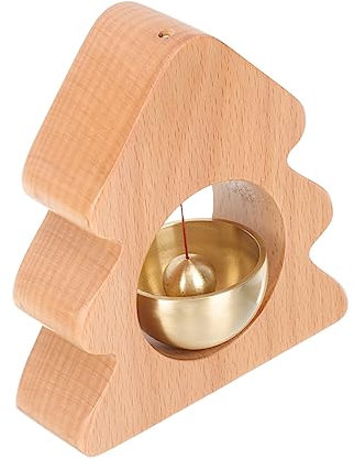 Cabilock 3St Türklingel Hundeglocke Weihnachtsglocken Dekorationen Glocken zur Dekoration Forderung weihnachtsbaumdeko Tannenbaum Dekoration Glockenspiel für draußen zarte Windglocke Kupfer