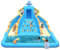 Inflatable Water Slide, 13.1x12.5x9.2FT Large Bounce House with Dual Slides, Climbing Wall, Deep Pool, Water Cannon, 680W Blower, Storage Bag, Backyard Blow Up Water Park for Kids Aged 3–10