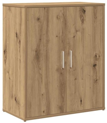 vidaXL Credenza Rovere Artigianale 60x31x70 cm in Legno Multistrato, credenza con Ante, Mobile da Soggiorno, portaoggetti, credenza da Cucina