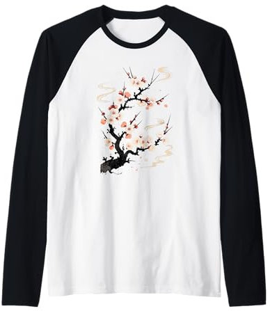 Abricotier Japonais Prunier Chinois Fleur Manche Raglan
