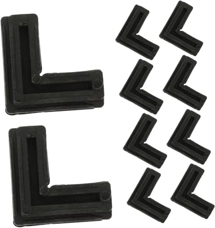 Operitacx 10pezzi Angoli Del Telaio Dello Schermo Gradi Interni Staffe Angolari Per Zanzariere Profili Del Telaio Dello Schermo Di Ricambio Elementi Di Fissaggio Per Giunti