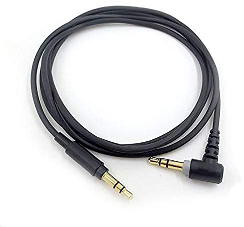 Tobysome Replacement WH-1000XM5 WH-1000xm3 Headphones Audio Cable Aux Cord Compatible with Sony MDR-10R / MDR-100ABN / MDR-1A / MDR-XB950B1 / MDR-1000X / MDR-1ADAC/WH-1000XM4 Headphones - Black