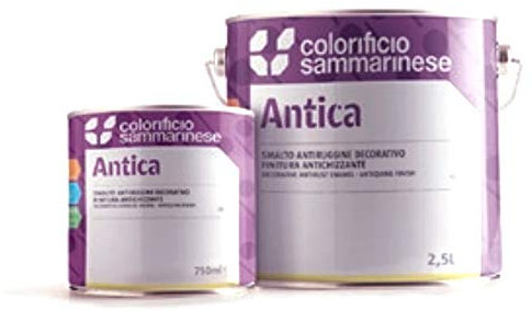 Smalto catalizzabile acrilico antiruggine decorativo antichizzante Antica Colorificio Sammarinese - Ferro antico