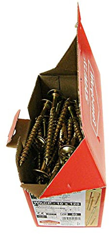 Vis à bois de charpente à tête plate à empreinte TX pour constructions en bois (50pièces 10x120mm TX40)