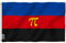 ANLEY Fly Breeze 3 x 5 pieds drapeau fierté polyamory - couleur vive et résistant à la décoloration UV - en-tête en toile et double couture - drapeau fierté polyamory avec oeillets