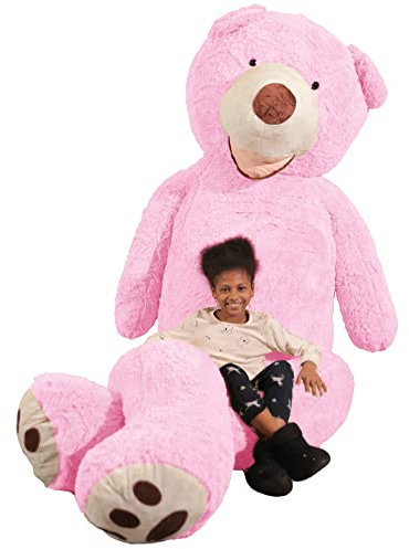 bananair Orsacchiotto gigante orsacchiotto di peluche enorme XXL giocattolo per bambini regalo extra dolce carino compleanno (rosa, 340)
