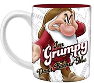 Disney I'm Grumpy Don't Bother Me - Taza de alivio (397 ml), multicolor