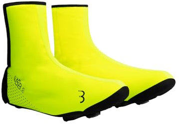 BBB Unisex Cycling Fahrrad Überschuhe WaterFlex 3.0 Regenschutz Wasserdicht Ubers, Neongelb, 39/40 EU