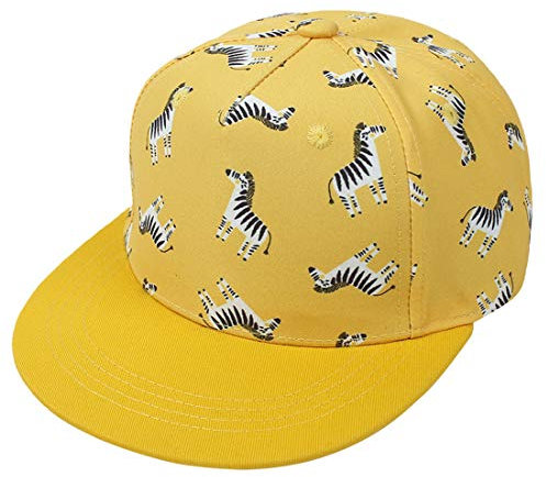 Yixda Baby Kappe Sonnenhut Kinder Hiphop Baseballmütze Junge Mädchen Snapback Cap (2-4 Jahre, Zebra)