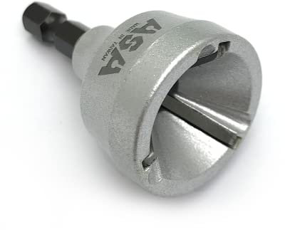 ASA Werkzeuge Entgraten Externes Fasenwerkzeug, Entgratungsbohrer, Entfernen von Frässtiften, passend für 3 mm bis 19 mm