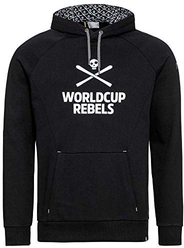 HEAD Herren Race Rebels Hoodie Men SWEATSHIRTS, Schwarz, 3XL EU